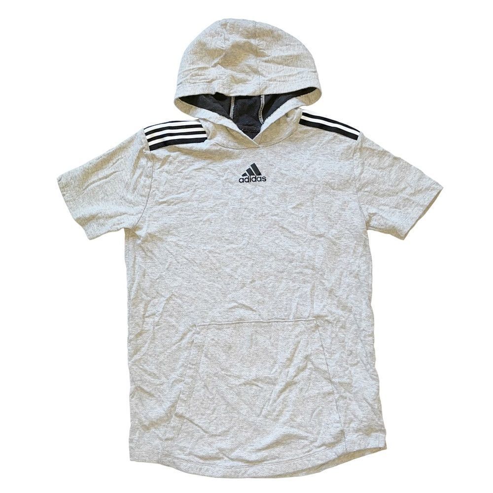 Boys Adidas short sleeve hoodie